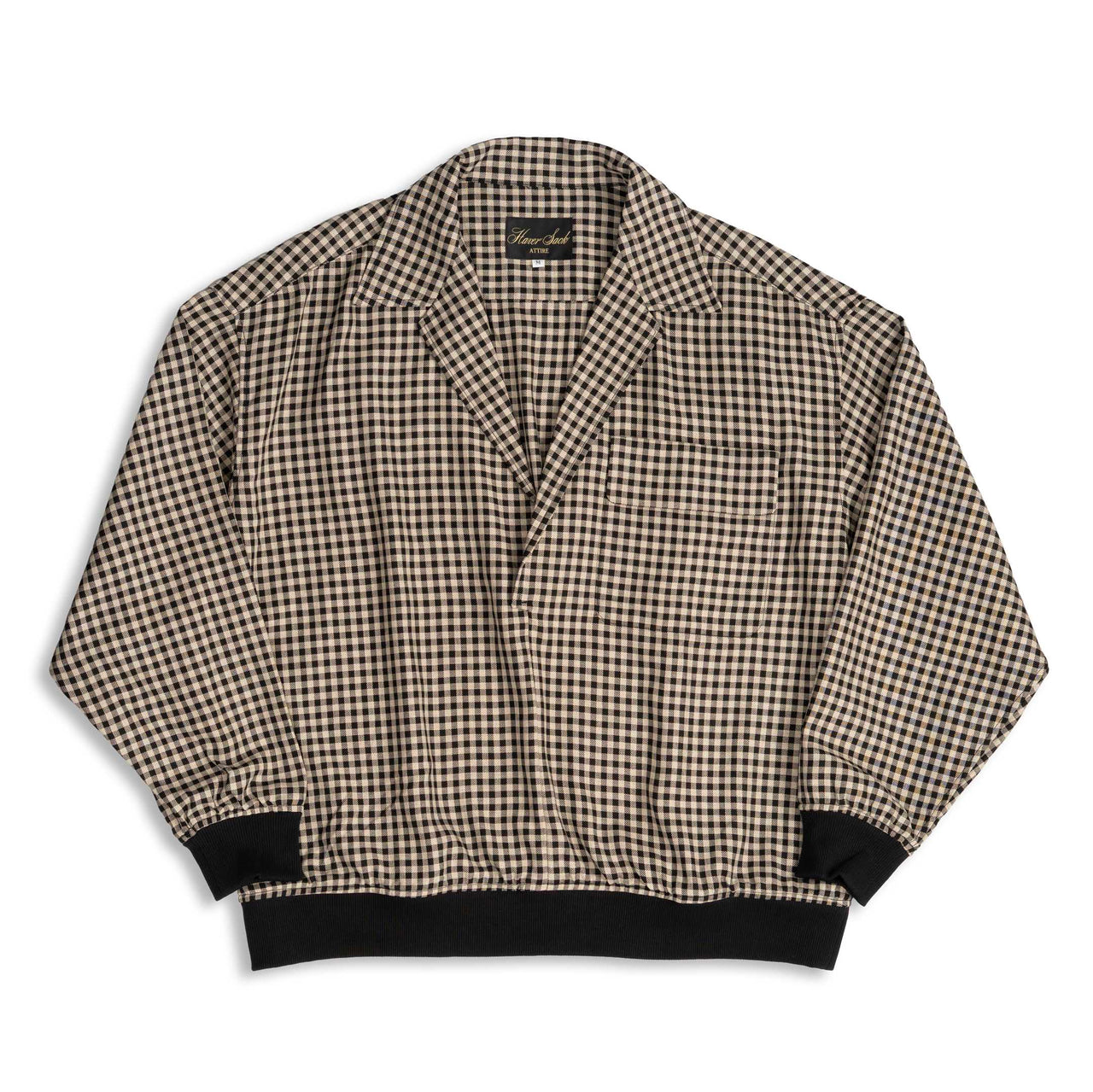 Haversack Shepard Check Pullover Beige-Shirt-Clutch Cafe