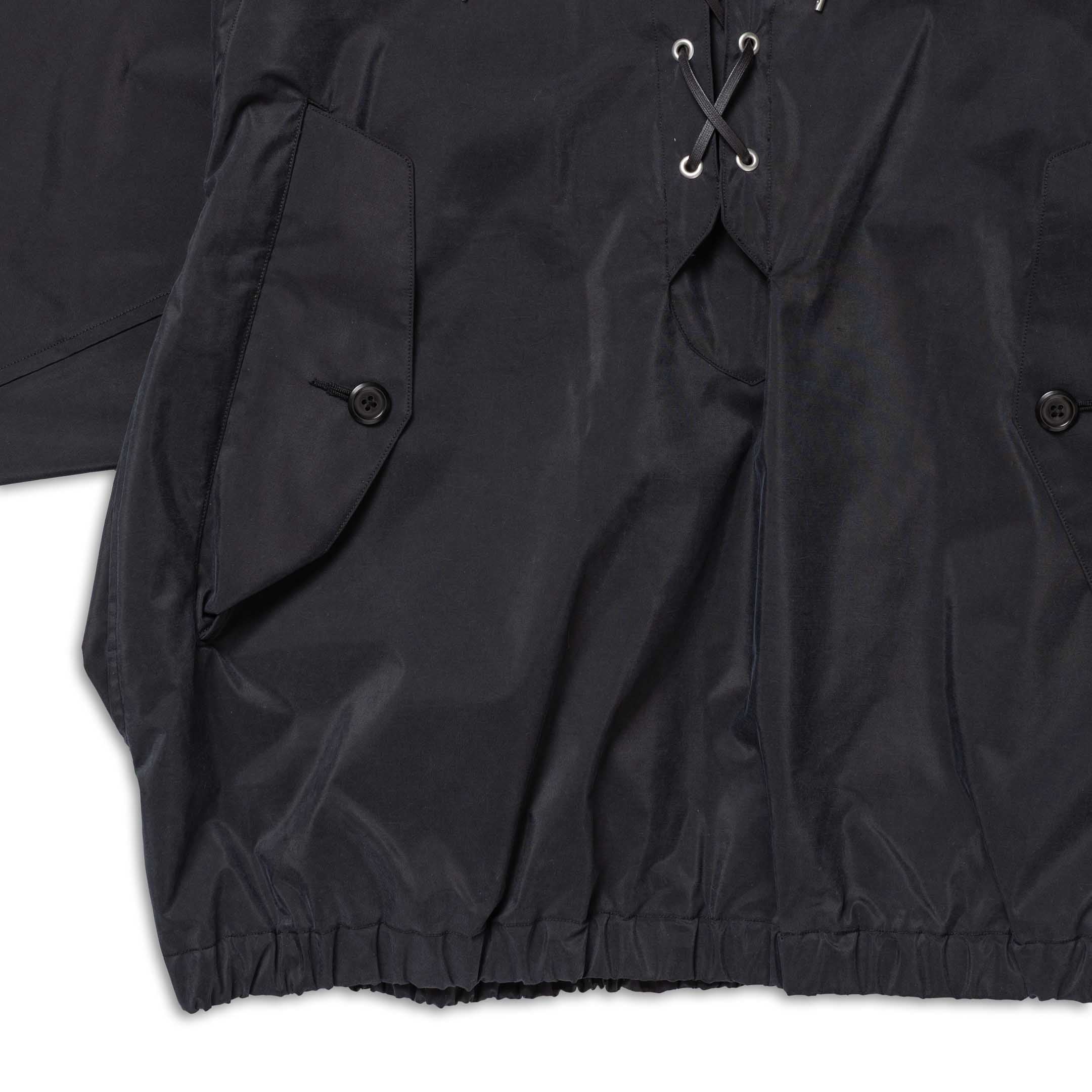 Haversack Silk Smock Black-Jacket-Clutch Cafe