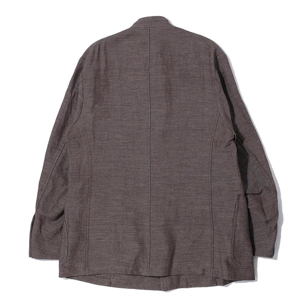 Haversack Stand Collar Jacket Brown-Jacket-Clutch Cafe