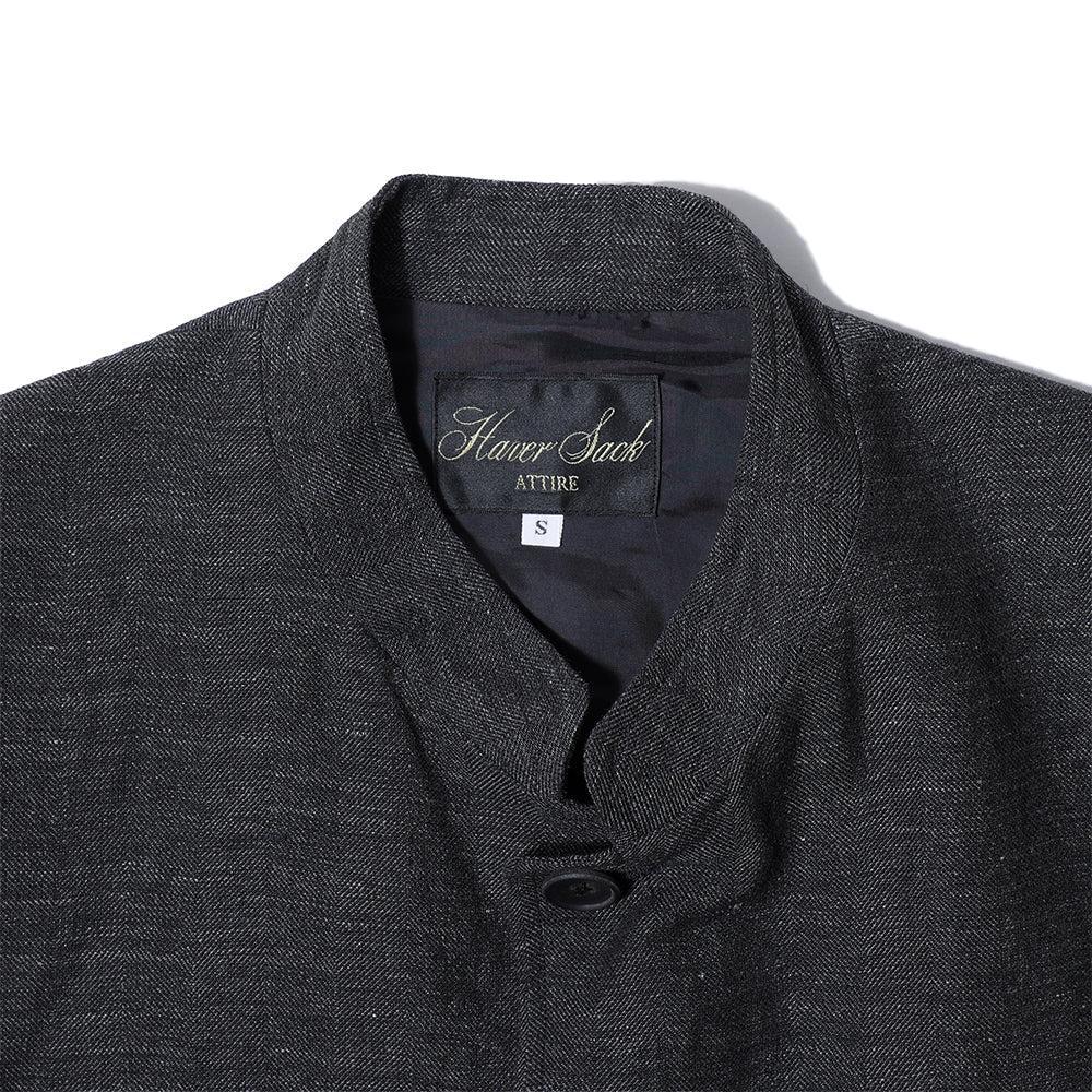 Haversack Stand Collar Jacket Navy-Jacket-Clutch Cafe