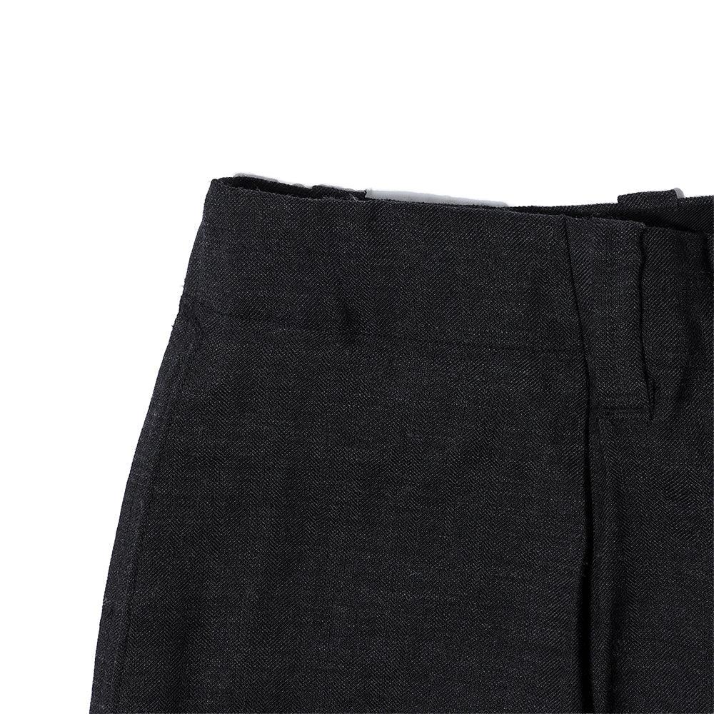 Haversack Wool/Linen Trousers Navy-Trousers-Clutch Cafe