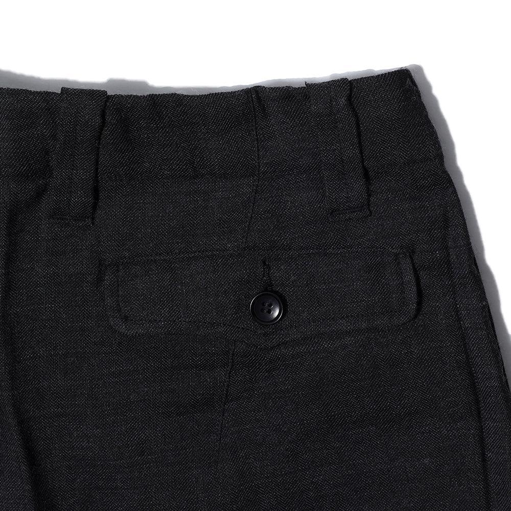 Haversack Wool/Linen Trousers Navy-Trousers-Clutch Cafe