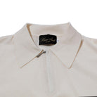 Haversack Zip Knit Polo Ivory-Polo Shirt-Clutch Cafe