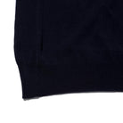 Haversack Zip Knit Polo Navy-Polo Shirt-Clutch Cafe