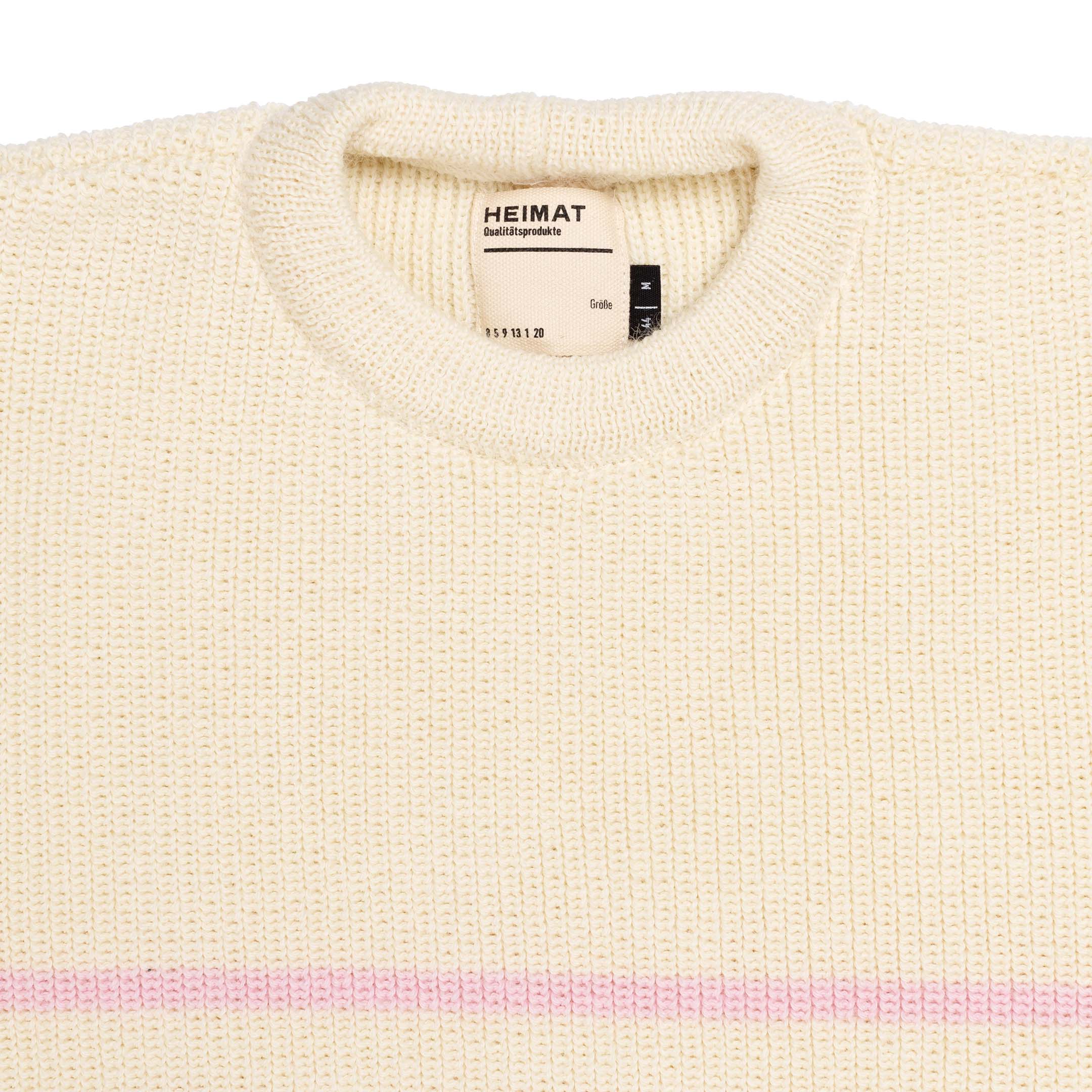 Heimat For Clutch Cafe Mariner Sweater Seashell/Pink-Knitwear-Clutch Cafe
