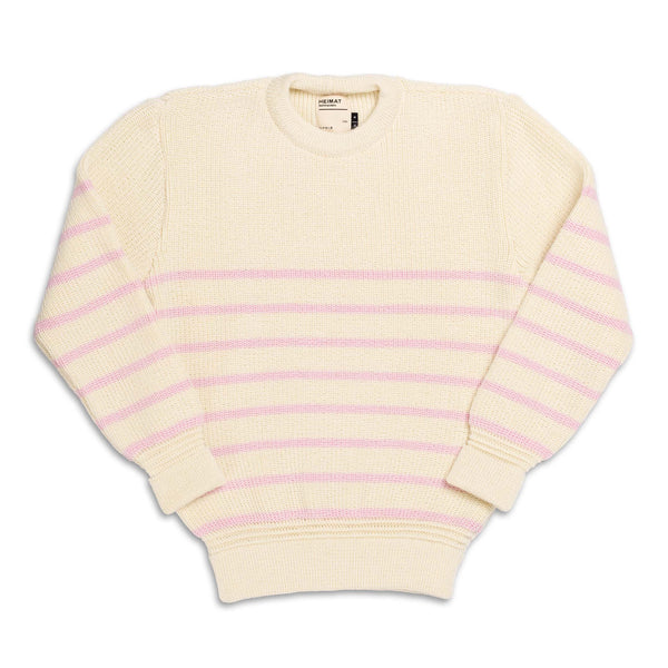 Heimat For Clutch Cafe Mariner Sweater Seashell/Pink-Knitwear-Clutch Cafe