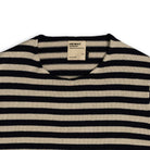 Heimat Harbour Sweater Jailhouse Ink/Seashell-Knit-Clutch Cafe
