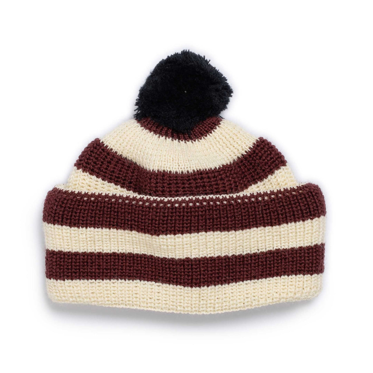 Heimat Jailhouse Bobble Hat Burgundy/Seashell/Schwarz-Hat-Clutch Cafe