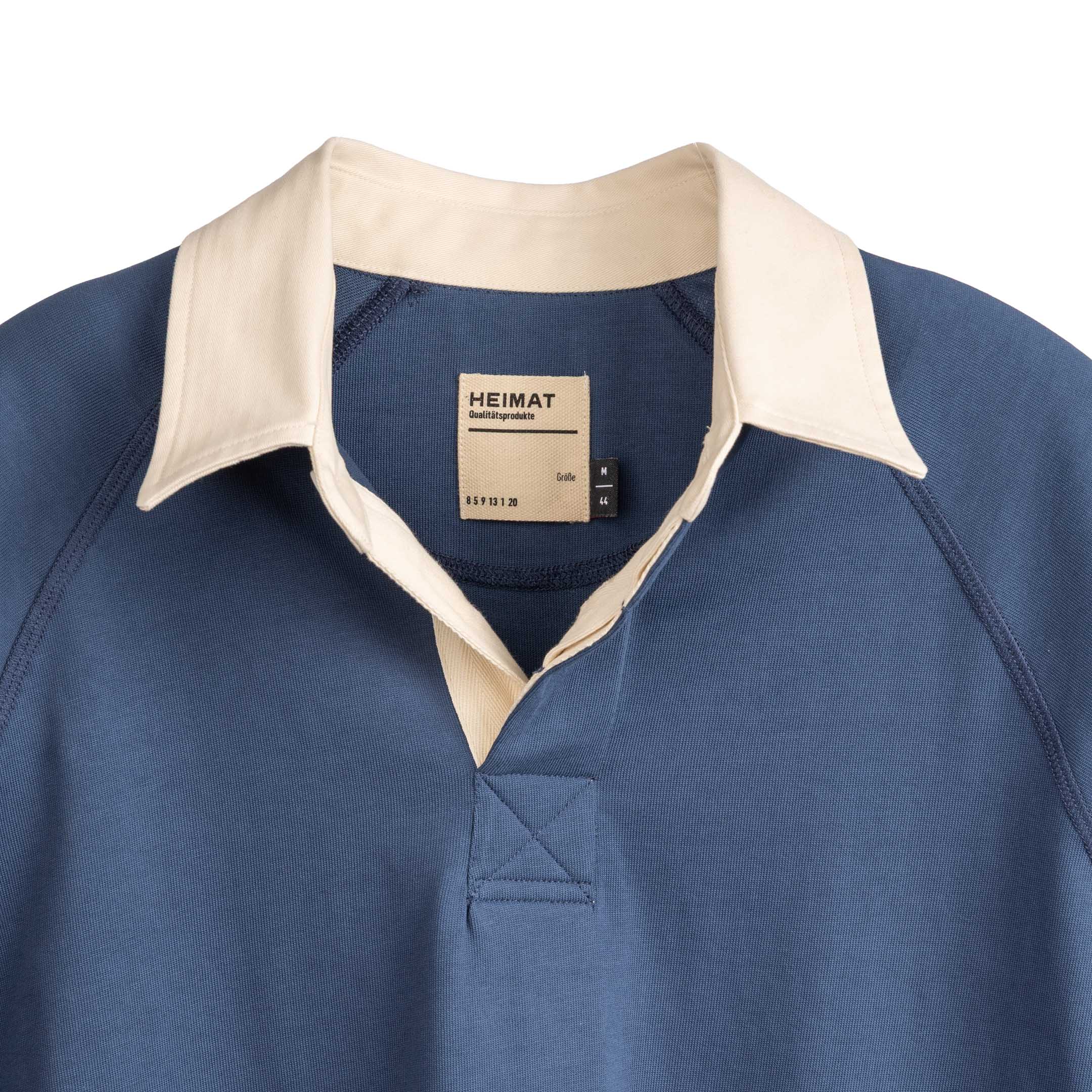 Heimat Raglan Rugby Shirt Ink-Rugby Shirt-Clutch Cafe