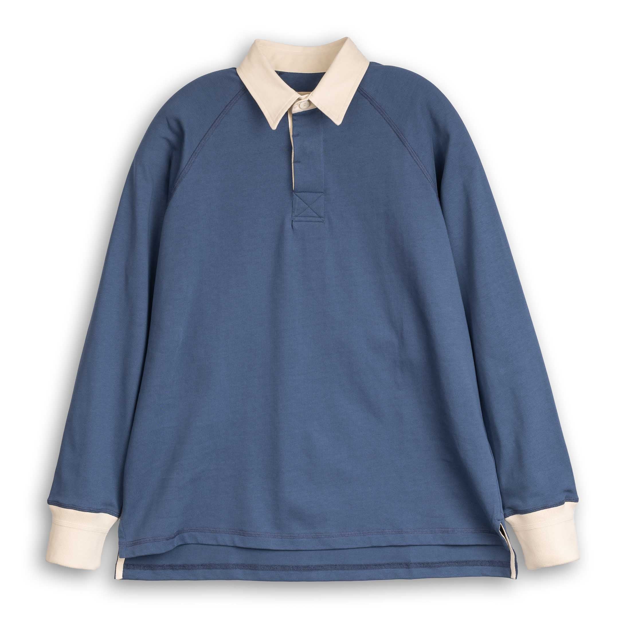 Heimat Raglan Rugby Shirt Ink-Rugby Shirt-Clutch Cafe