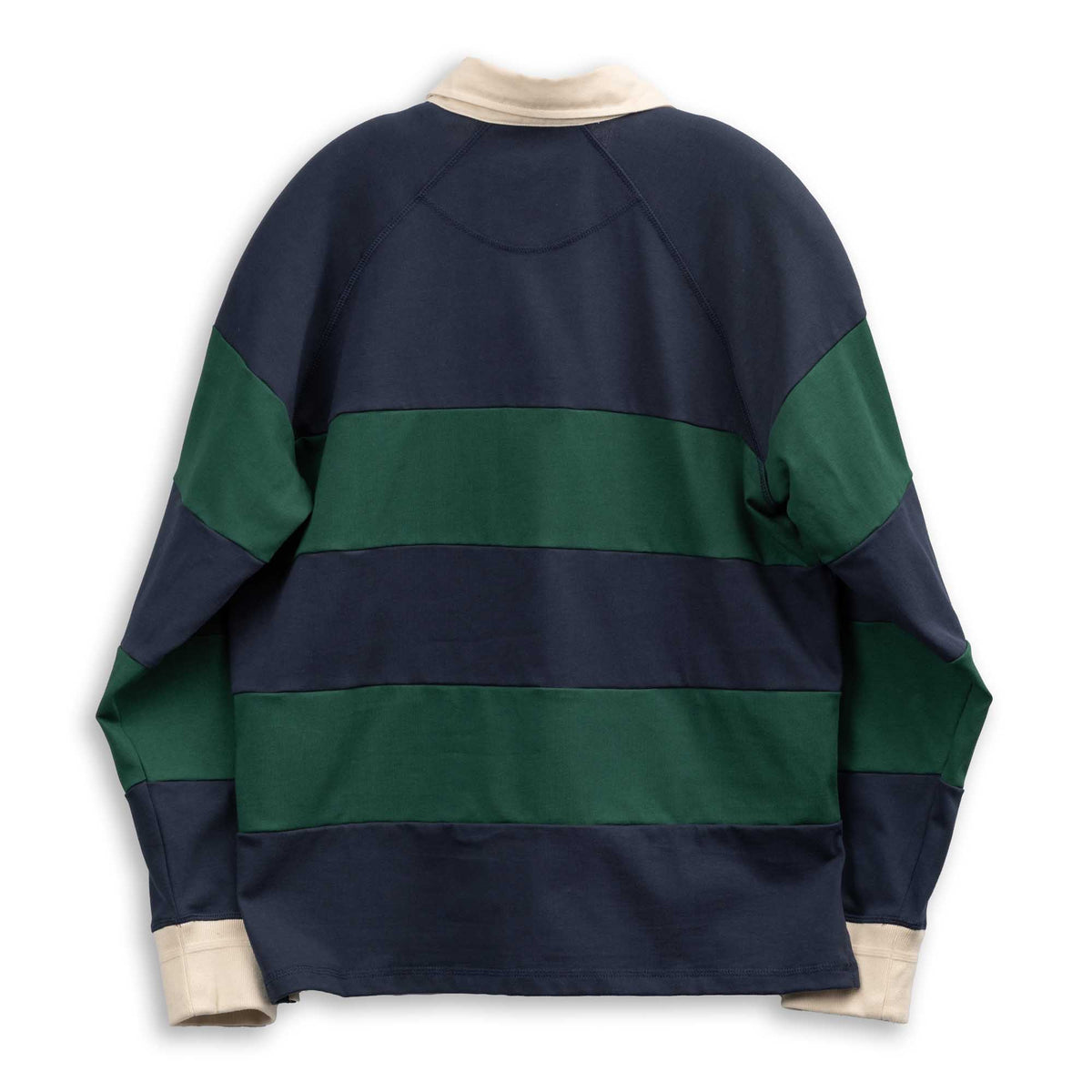 Heimat Raglan Rugby Shirt Ink / Tannen Gruen-Rugby Shirt-Clutch Cafe