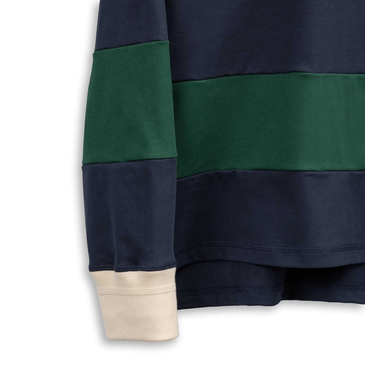Heimat Raglan Rugby Shirt Ink / Tannen Gruen-Rugby Shirt-Clutch Cafe