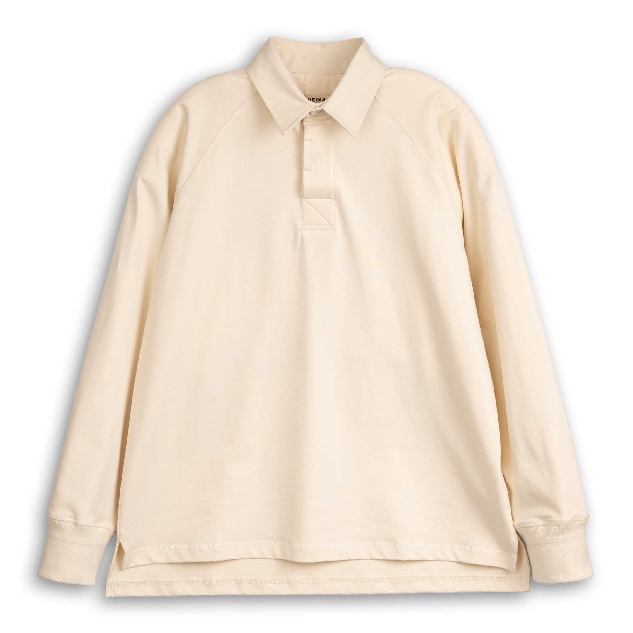 Heimat Raglan Rugby Shirt Seashell-Rugby Shirt-Clutch Cafe
