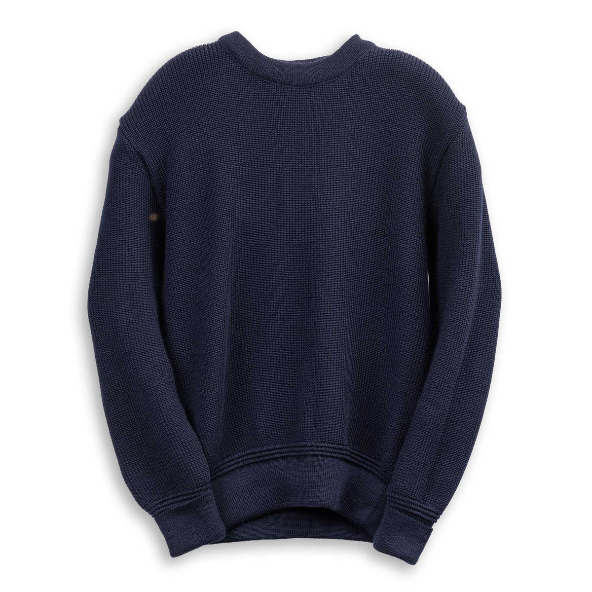Heimat Rundhals Merino Crew Neck Sweater Ink-Knitwear-Clutch Cafe