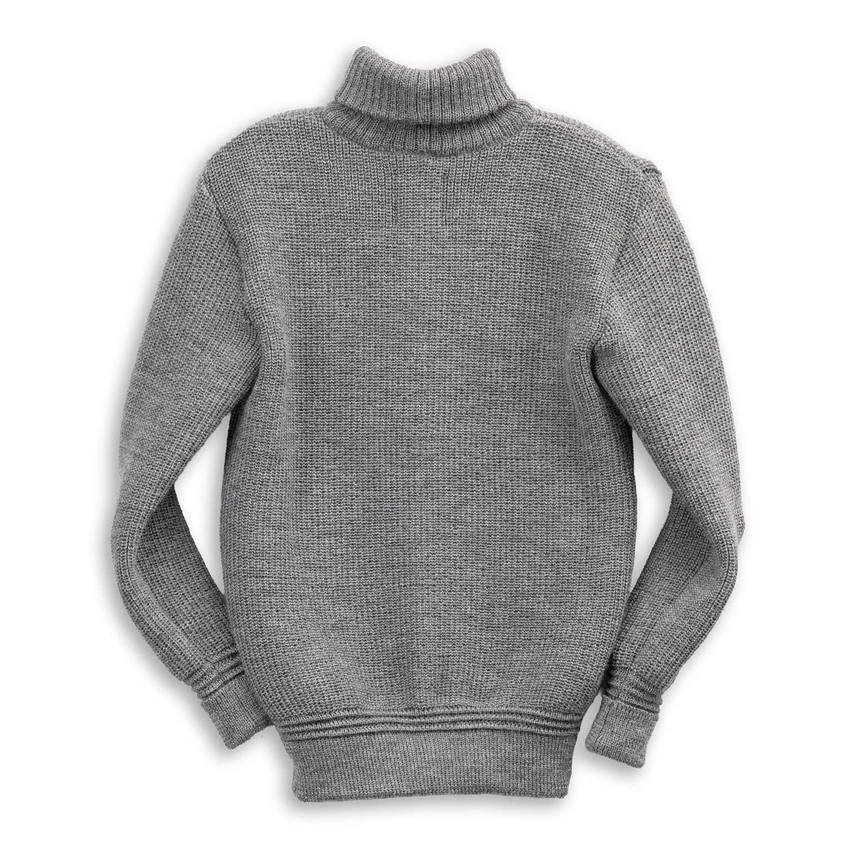 Heimat U-Boat Roll Neck Battleship Grey-Sweater-Clutch Cafe