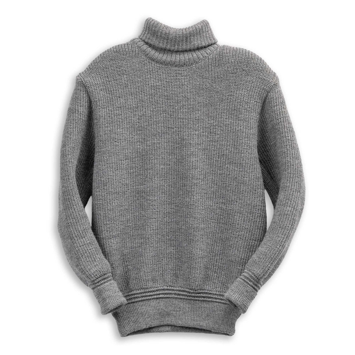 Heimat U-Boat Roll Neck Battleship Grey-Sweater-Clutch Cafe