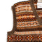 Jamieson's for Clutch Cafe Fair-Isle V-Neck Slip Over Orange x Brown-Knitwear-Clutch Cafe