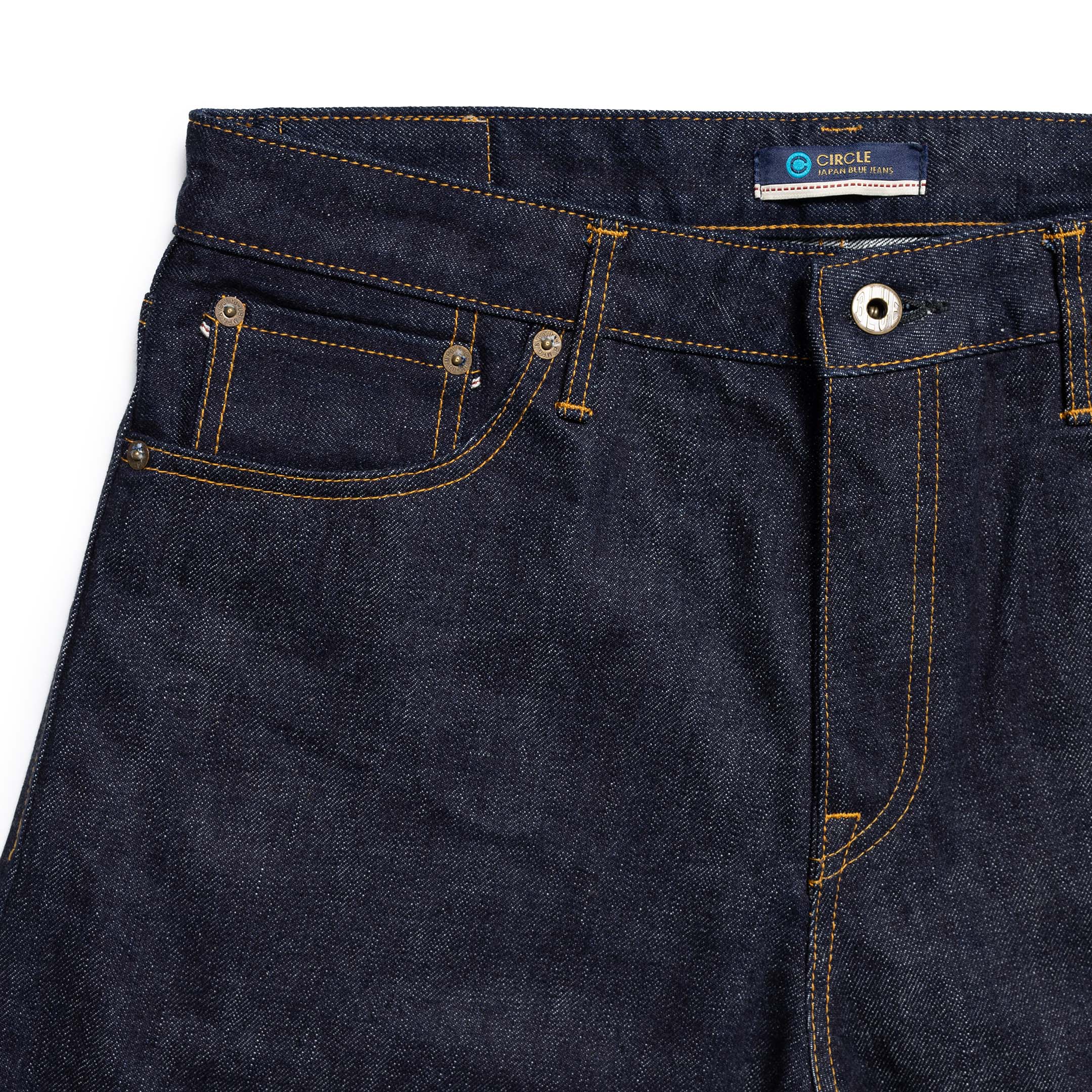 Japan Blue J301 14. 8 oz Denim Jean Indigo One Wash-Jean-Clutch Cafe-selvage denim-selfedge denim