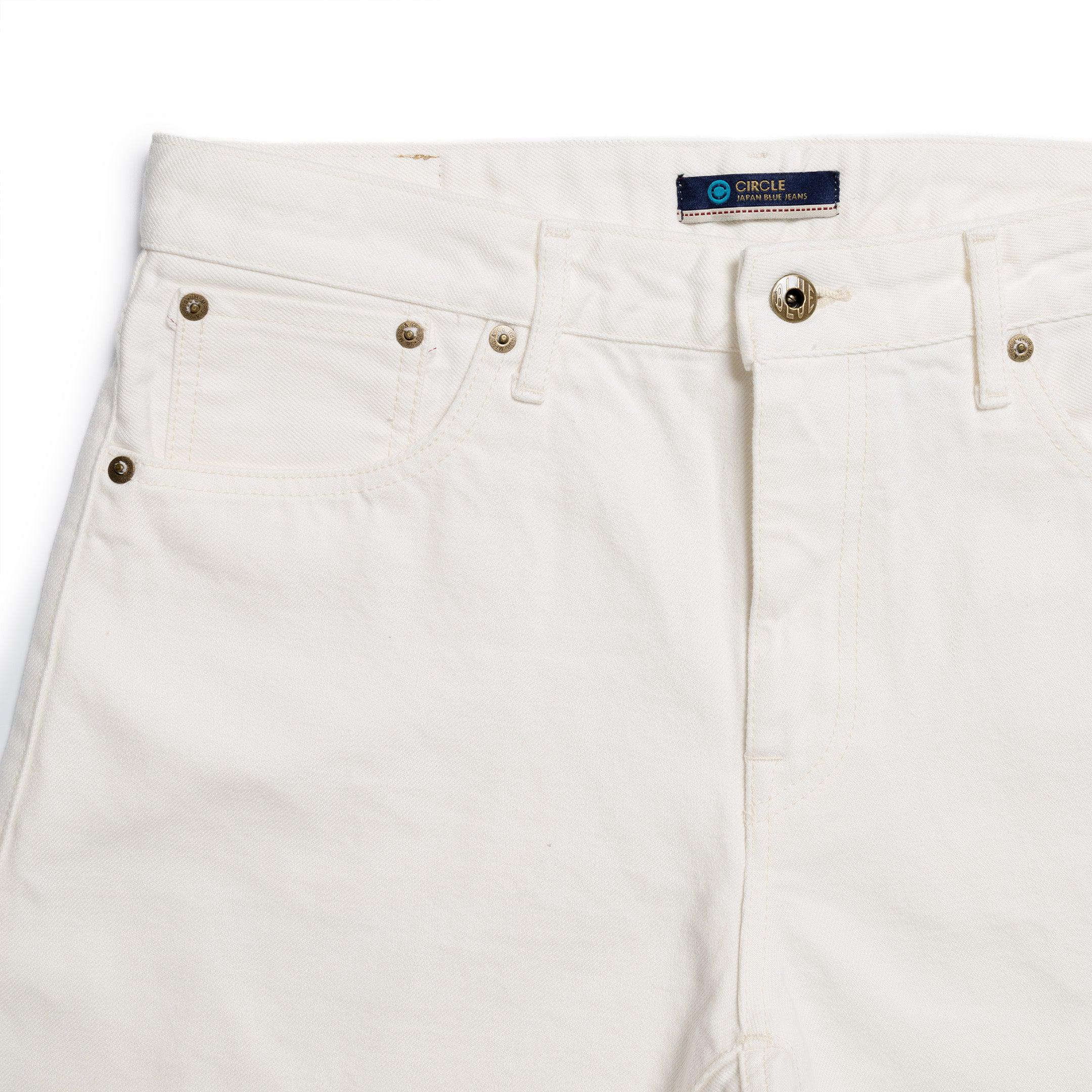 Japan Blue J370 14. oz Denim Jean White One Wash-Jean-Clutch Cafe-selvage denim-selfedge denim