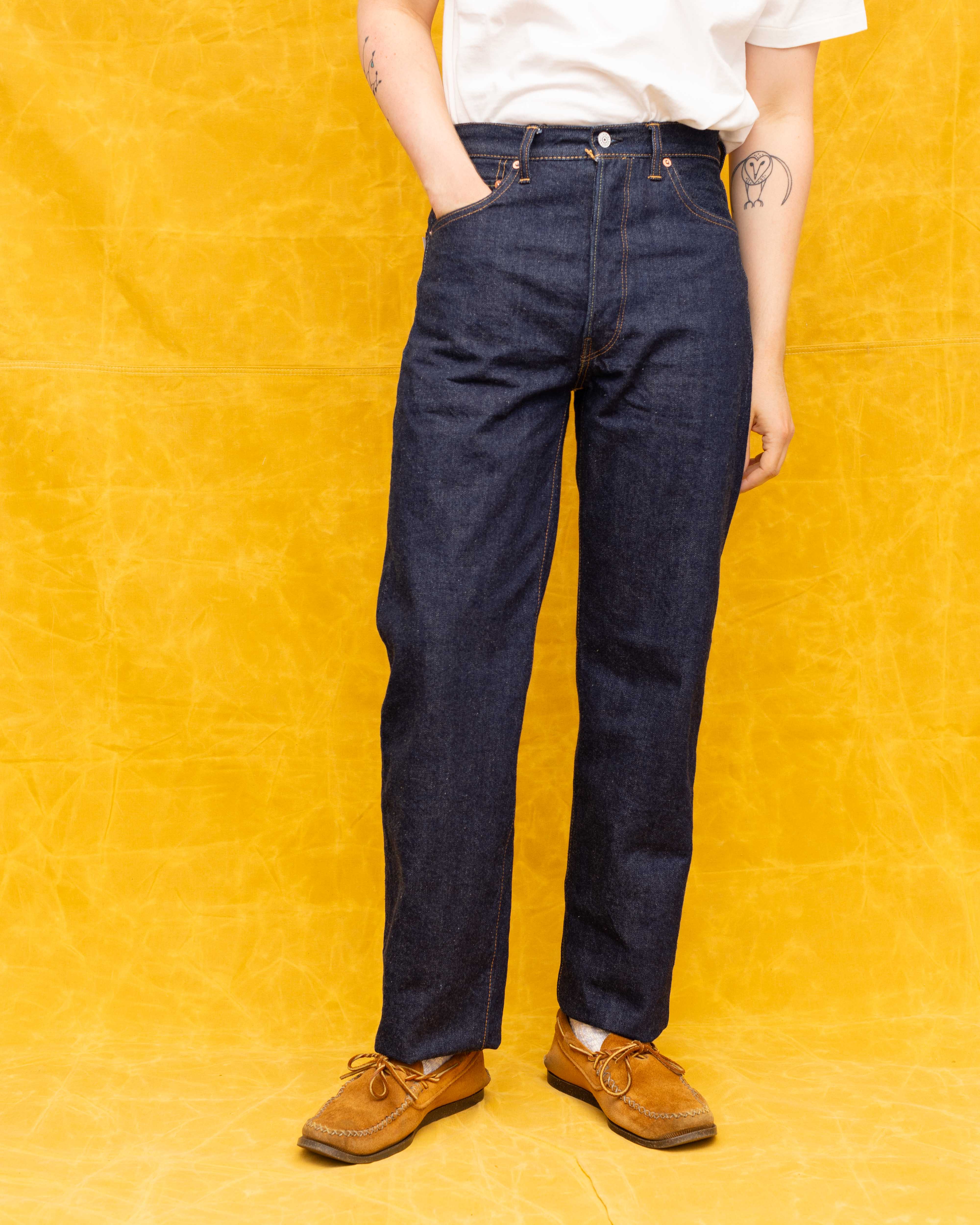 Jelado 'Age of Longing' 301 XX Denim Jean One Wash-Jeans-Clutch Cafe-selvage denim-selfedge denim