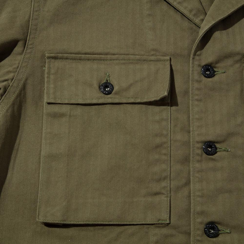 Jelado CM43 HBT Field Jacket Olive-Clutch Cafe