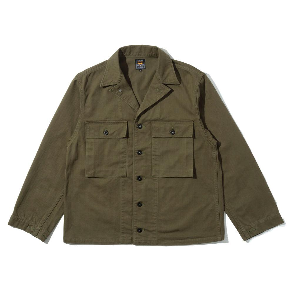 Jelado CM43 HBT Field Jacket Olive-Clutch Cafe