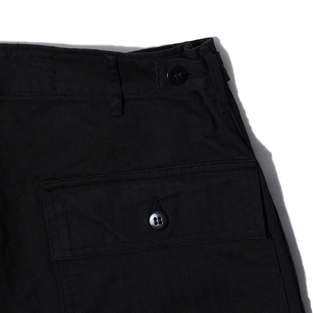 Jelado CM47 HBT Baker Pants Black-Trousers-Clutch Cafe