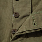 Jelado CM47 HBT Baker Pants Olive-Trousers-Clutch Cafe