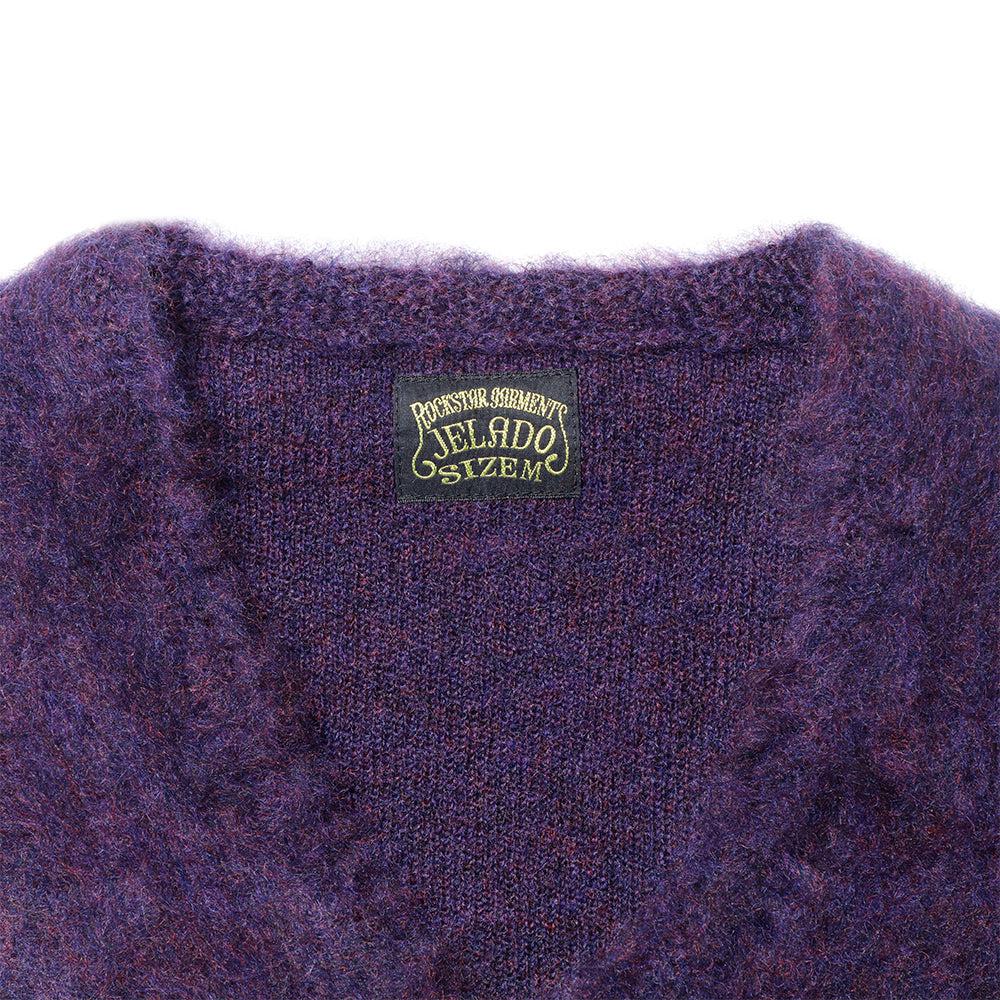Jelado 'Cobain' Mohair Cardigan Purple-cardigan-Clutch Cafe