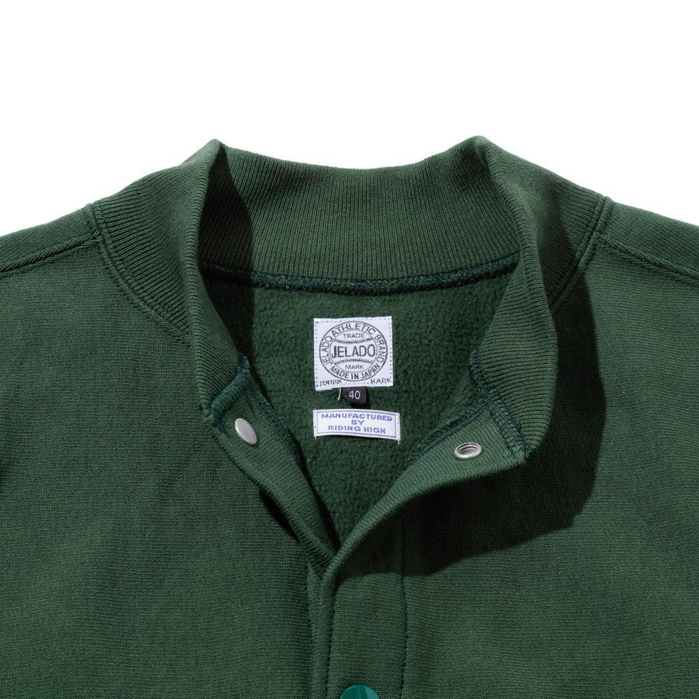 Jelado Expedition Sweat Cardigan Grass Green-Sweatshirt-Clutch Cafe