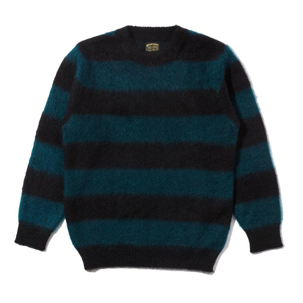 Jelado 'Lithium' Mohair Crew Neck Sweater Seaweed-Jumper-Clutch Cafe