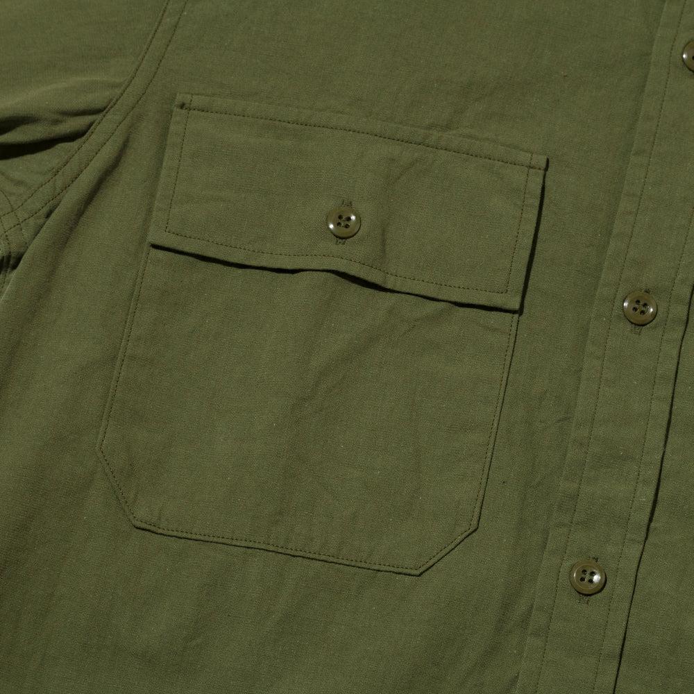 Jelado Officer Shirt S/S Olive-Shirt-Clutch Cafe
