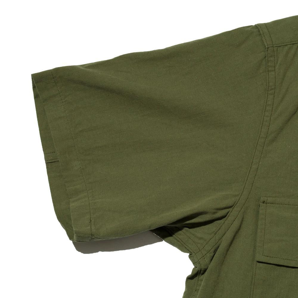 Jelado Officer Shirt S/S Olive-Shirt-Clutch Cafe