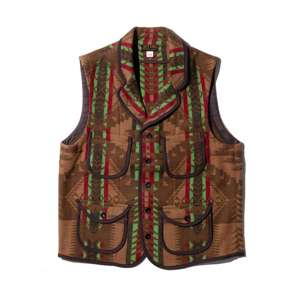 Jelado Yellowstone Vest Camel-Vest-Clutch Cafe