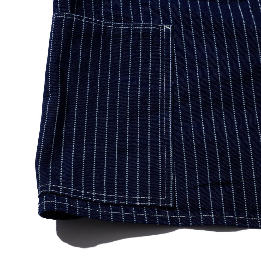 Jelado Steelbeam Coat Wabash Indigo Stripe-Jacket-Clutch Cafe