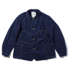 Jelado Steelbeam Coat Wabash Indigo Stripe-Jacket-Clutch Cafe