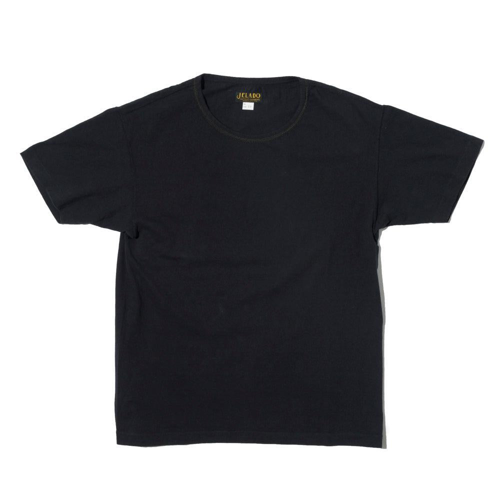 Jelado USMC Loopwheel T-shirt Black-T-shirt-Clutch Cafe
