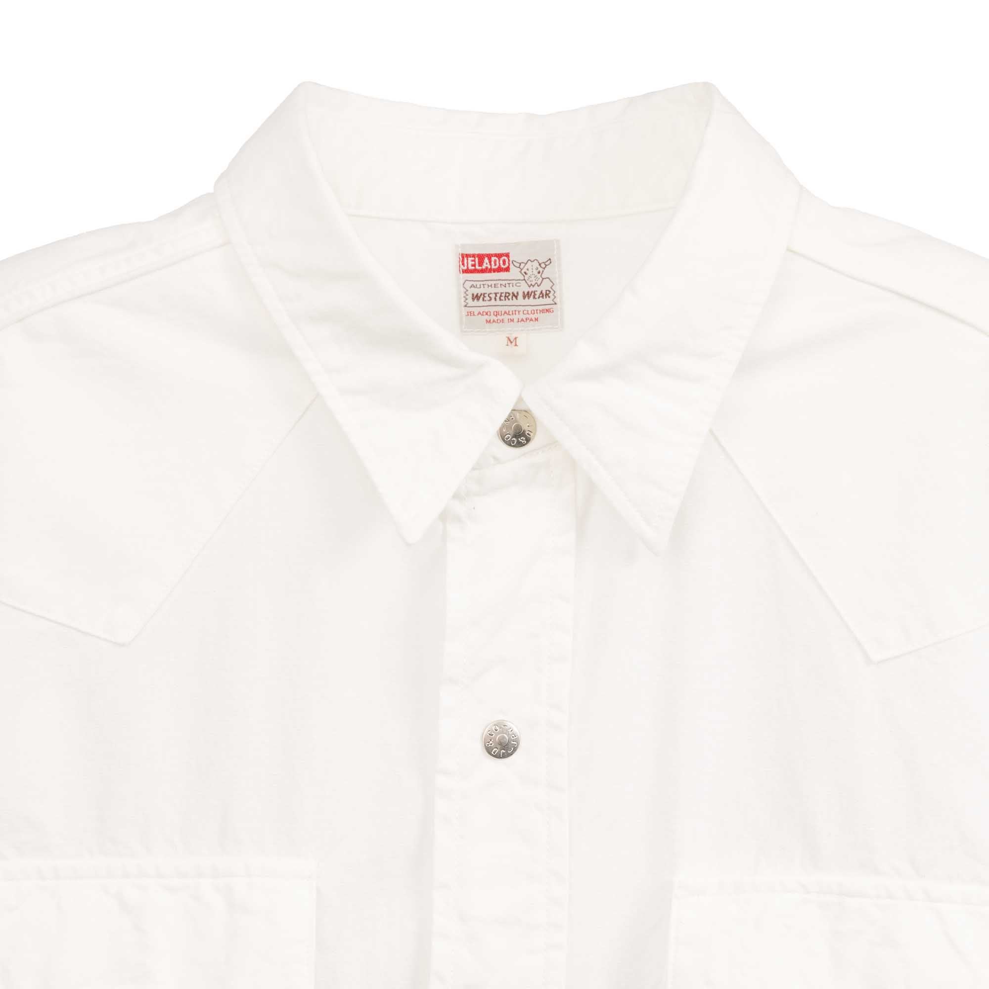 Jelado Vaquero Chambray Western Shirt White-Shirts-Clutch Cafe
