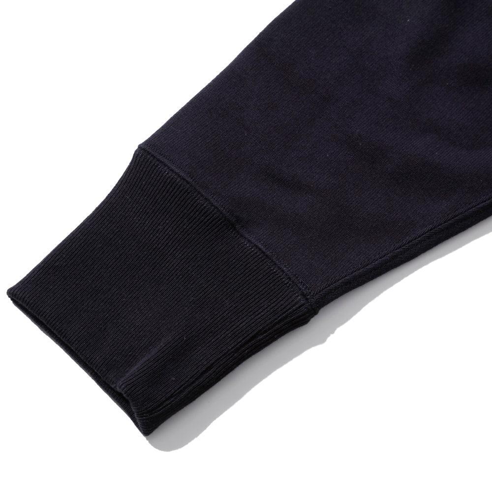 Jelado Warmup Reverse Weave Hooded Sweatshirt Black-Hooded Sweatshirt-Clutch Cafe