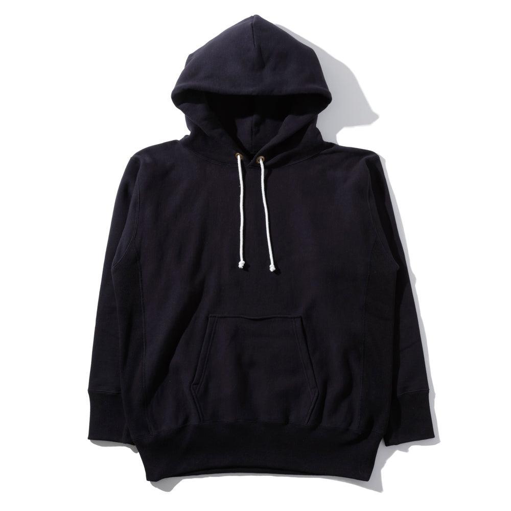 Jelado Warmup Reverse Weave Hooded Sweatshirt Black-Hooded Sweatshirt-Clutch Cafe