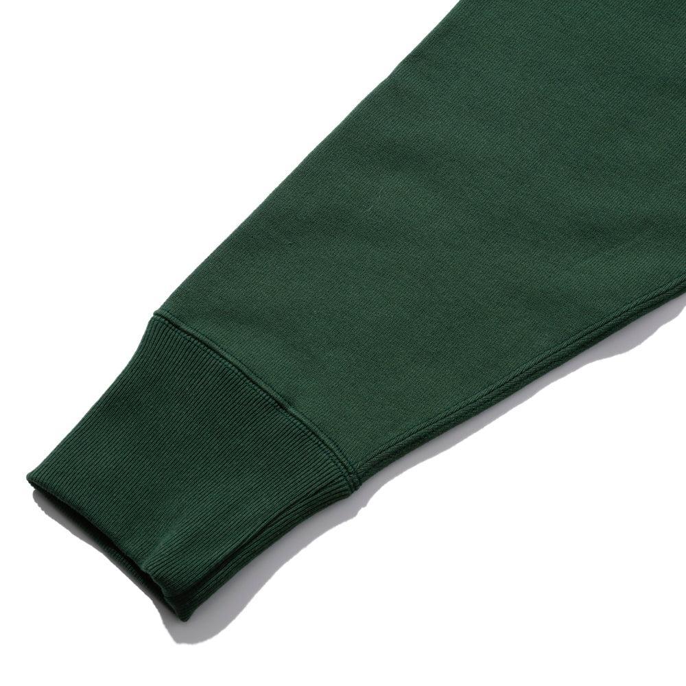 Jelado Warmup Reverse Weave Hooded Sweatshirt Grass Green-Hooded Sweatshirt-Clutch Cafe