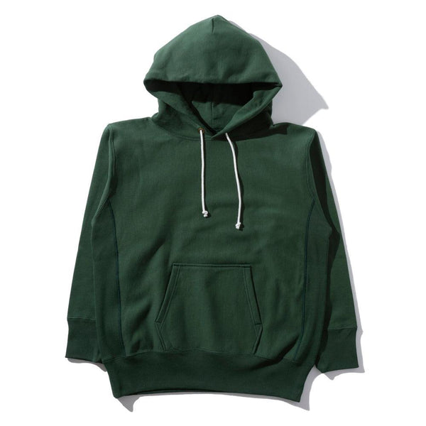 Jelado Warmup Reverse Weave Hooded Sweatshirt Grass Green-Hooded Sweatshirt-Clutch Cafe