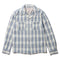 Jelado Westcoast Shirt Indigo x Vanilla Sashiko-Shirt-Clutch Cafe