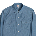 Jelado X Clutch Cafe Vaquero Chambray Western Shirt Indigo-Shirts-Clutch Cafe