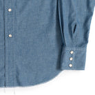 Jelado X Clutch Cafe Vaquero Chambray Western Shirt Indigo-Shirts-Clutch Cafe