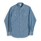 Jelado X Clutch Cafe Vaquero Chambray Western Shirt Indigo-Shirts-Clutch Cafe