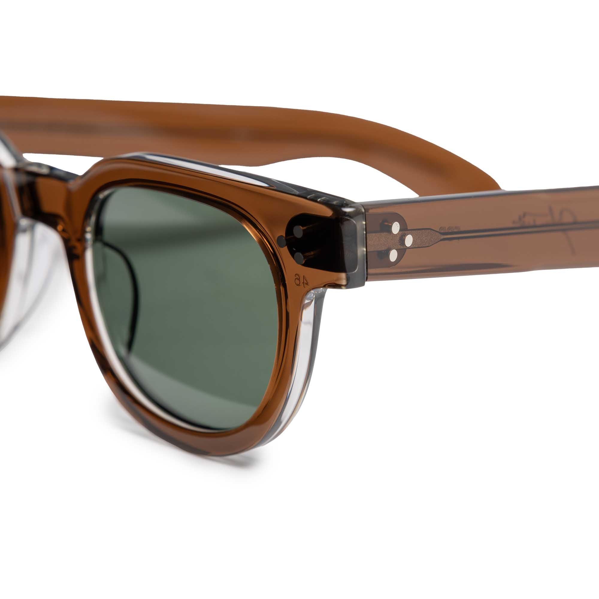 Julius Tart Optical FDR Brown Crystal II-Sunglasses-Clutch Cafe