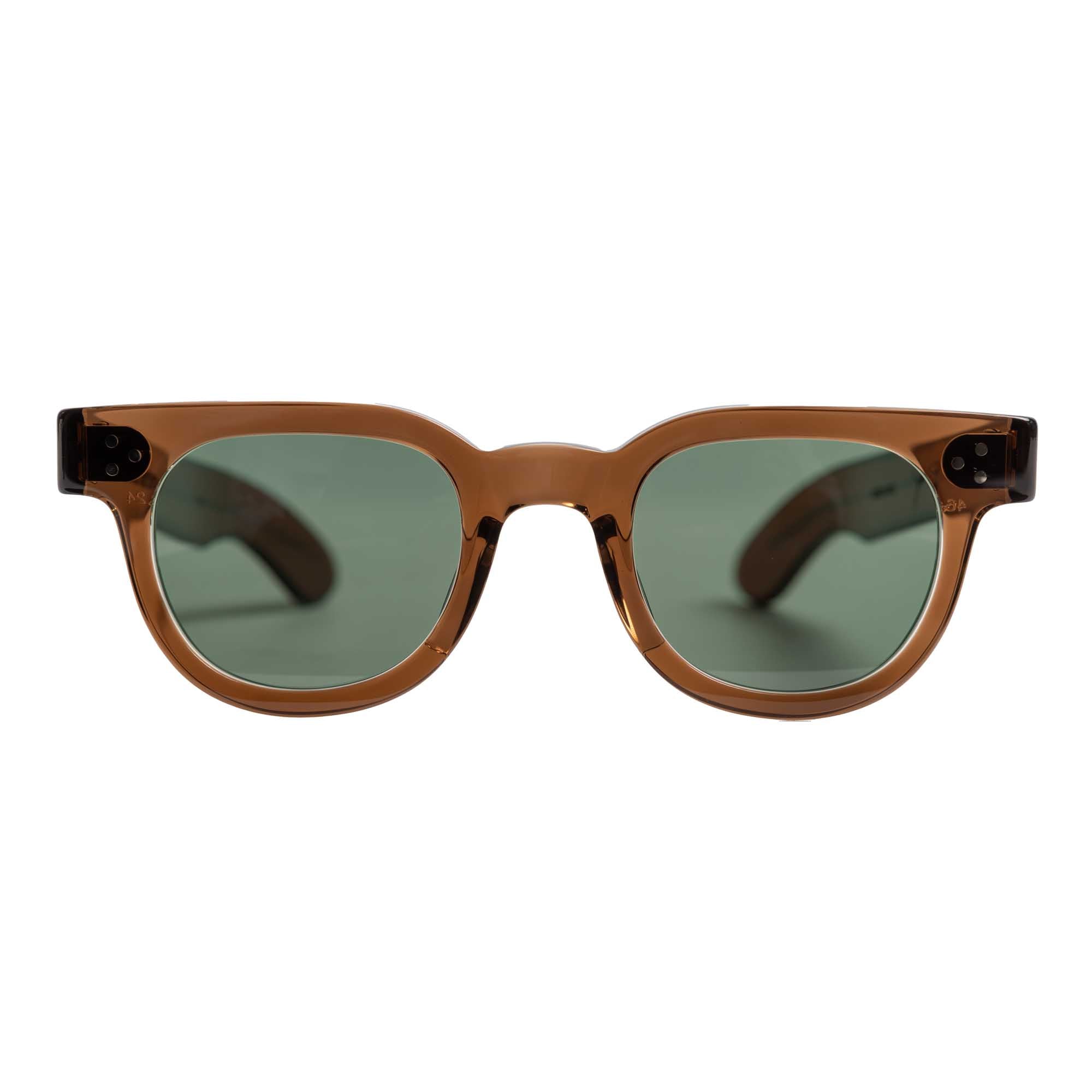 Julius Tart Optical FDR Brown Crystal II-Sunglasses-Clutch Cafe