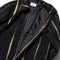 KUON Arimatsu Shibori Harrington Jacket Black-Trousers-Clutch Cafe