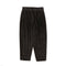 KUON Fanage Corduroy Tapered Trousers Mid Brown-Trousers-Clutch Cafe